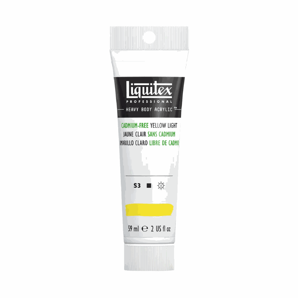 Liquitex Heavy Body Acrylic 2oz Tube Cadmium-Free Yellow Light S3 **ND**