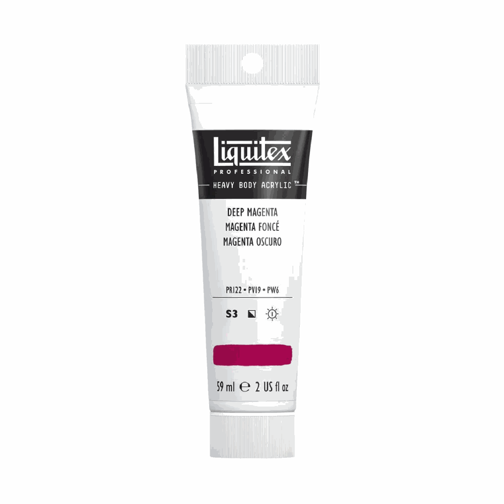 Liquitex Heavy Body Acrylic 2oz Tube Deep Magenta S3 **ND**