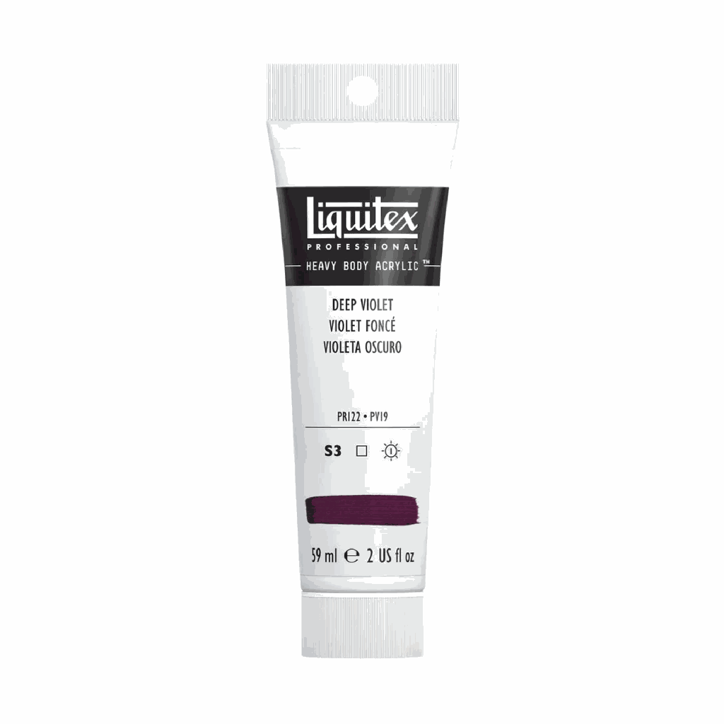 Liquitex Heavy Body Acrylic 2oz Tube Deep Violet S3 **ND**