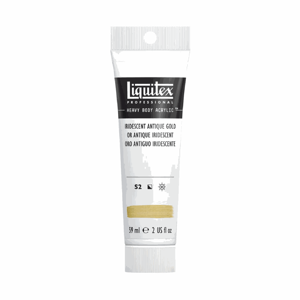 Liquitex Heavy Body Acrylic 2oz Tube Iridescent Antique Gold S2 **ND**
