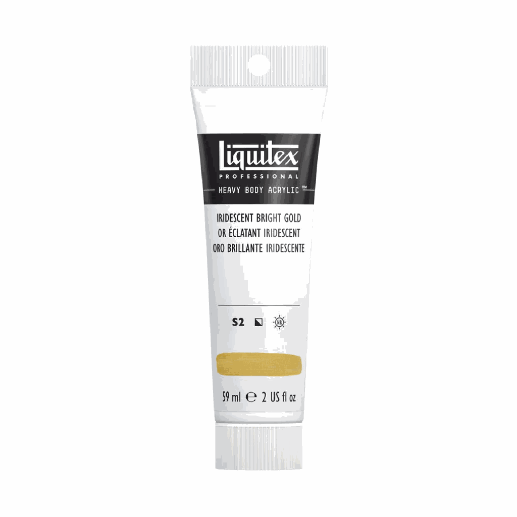 Liquitex Heavy Body Acrylic 2oz Tube Iridescent Bright Gold S2 **ND**