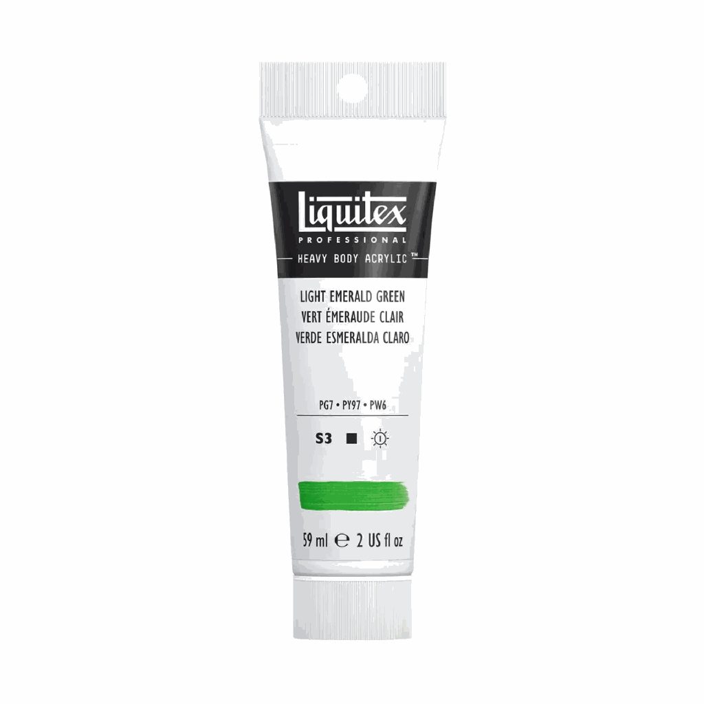 Liquitex Heavy Body Acrylic 2oz Tube Light Emerald Green S3 **ND**