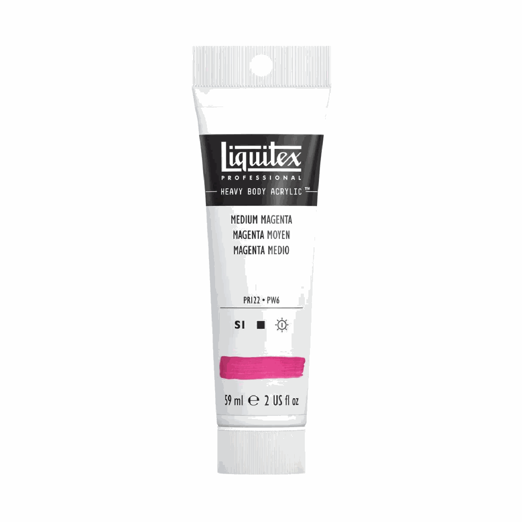 Liquitex Heavy Body Acrylic 2oz Tube Medium Magenta S1 **ND**