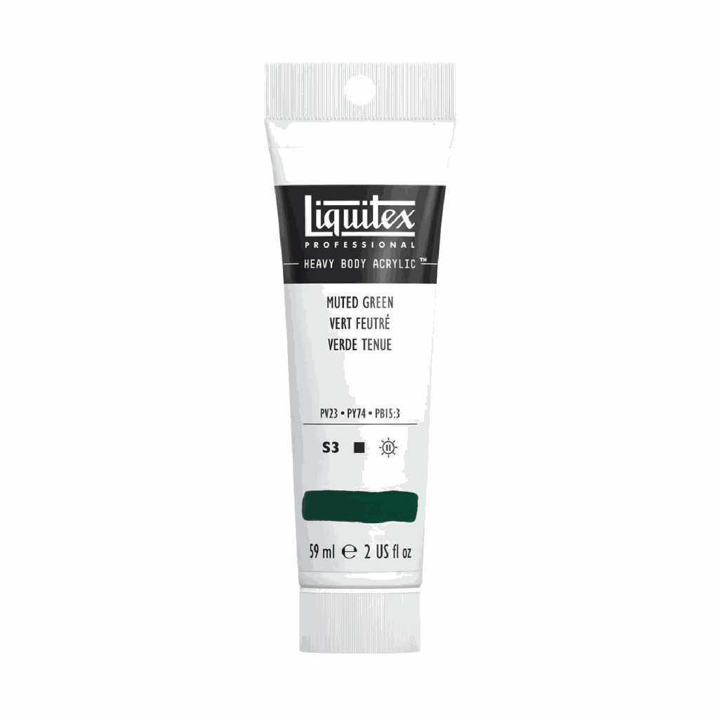Liquitex Heavy Body Acrylic 2oz Tube Muted Green S3 **ND**