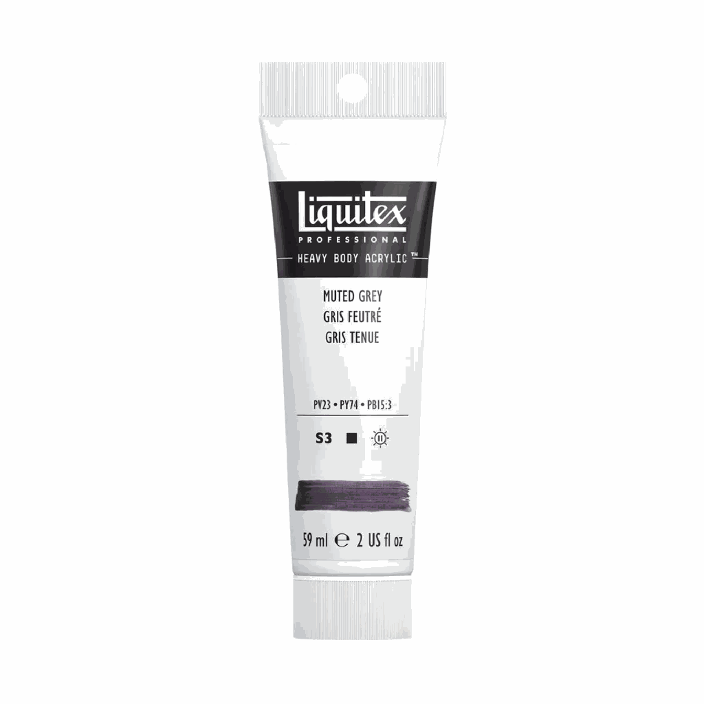 Liquitex Heavy Body Acrylic 2oz Tube Muted Grey S3 **ND**