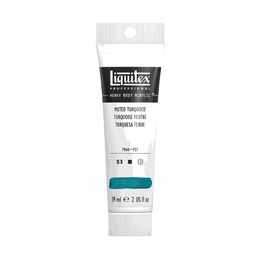 Liquitex Heavy Body Acrylic 2oz Tube Muted Turquoise S3 **ND**