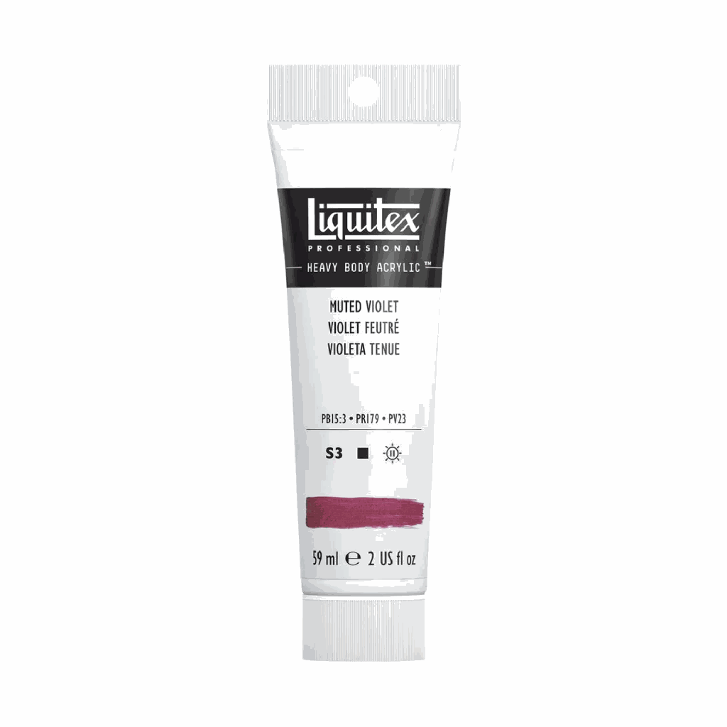 Liquitex Heavy Body Acrylic 2oz Tube Muted Violet S3 **ND**