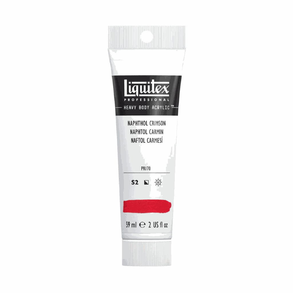 Liquitex Heavy Body Acrylic 2oz Tube Naphthol Crimson S2 **ND**