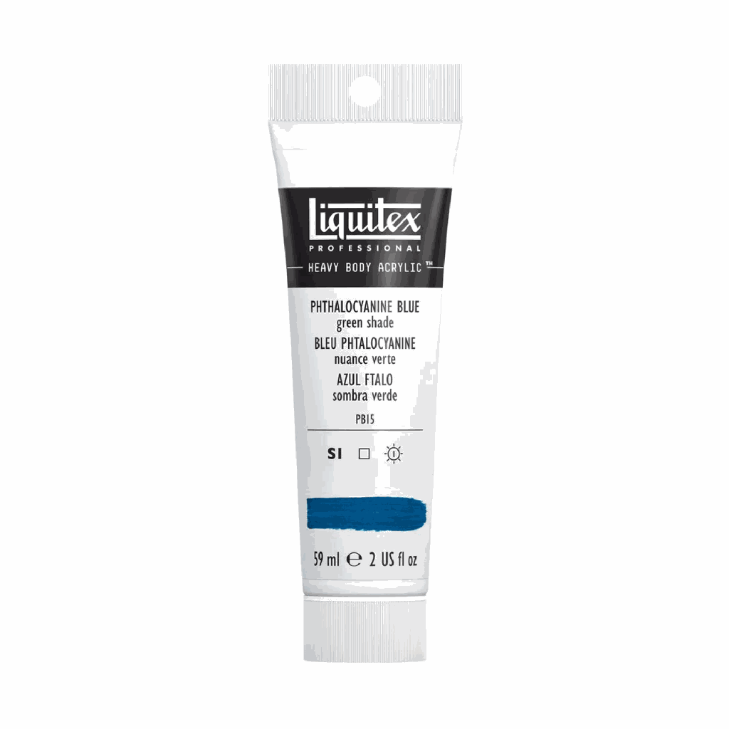 Liquitex Heavy Body Acrylic 2oz Tube Phthalocyanine Blue (Green Shade) S1 **ND**