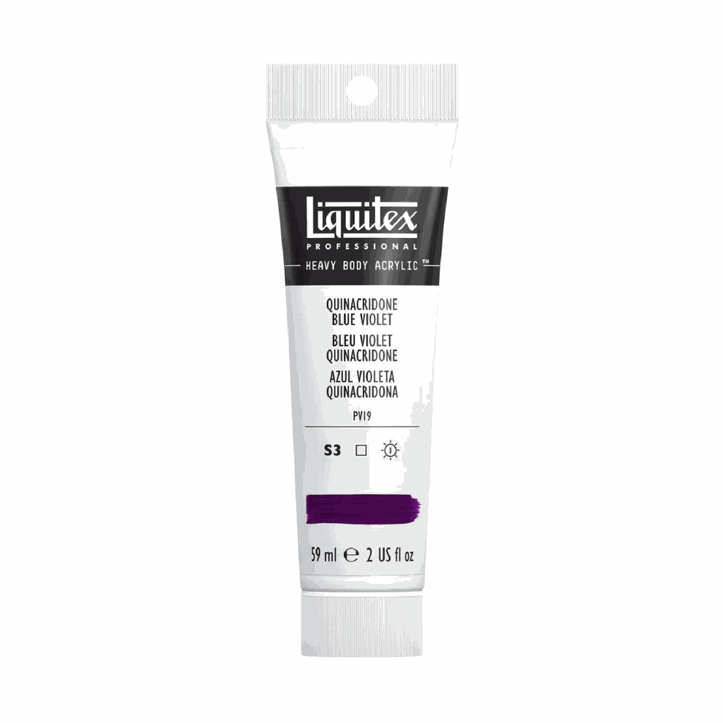 Liquitex Heavy Body Acrylic 2oz Tube Quinacridone Blue Violet S3 **ND**