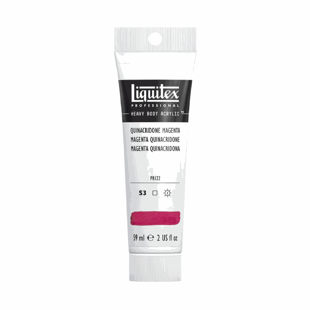 Liquitex Heavy Body Acrylic 2oz Tube Quinacridone Magenta S3 **ND**