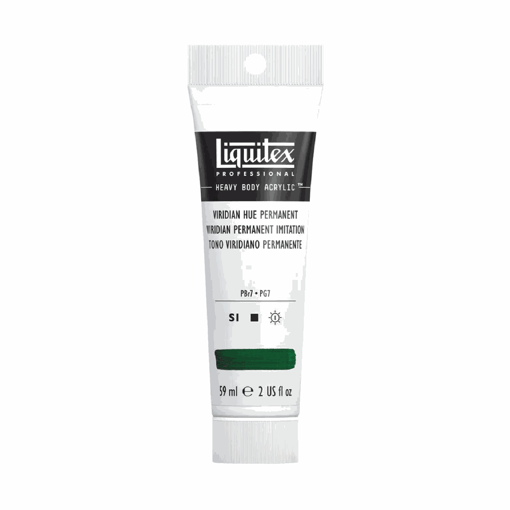 Liquitex Heavy Body Acrylic 2oz Tube Viridian Hue Permanent S1 **ND**