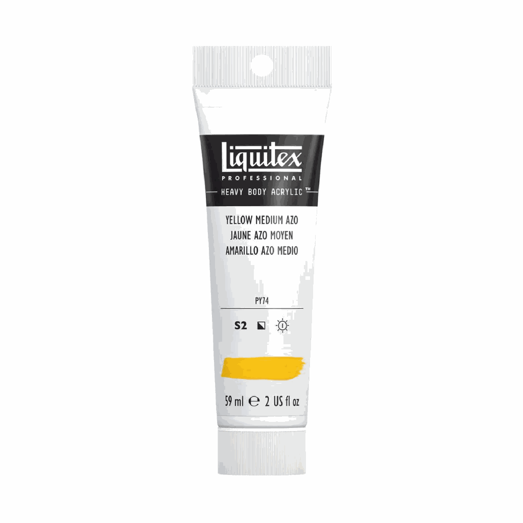Liquitex Heavy Body Acrylic 2oz Tube Yellow Medium Azo S2 **ND**