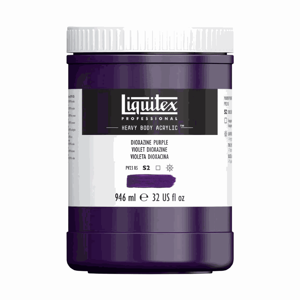 Liquitex Heavy Body Acrylic 32oz Jar Dioxazine Purple S2