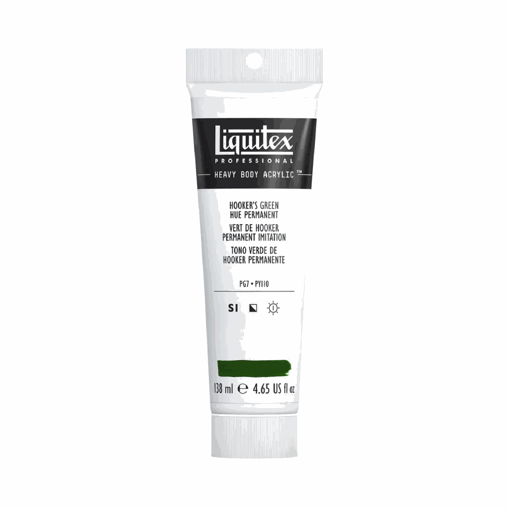 Liquitex Heavy Body Acrylic 4.65oz Tube Hooker's Green Hue Permanent S1 **ND**