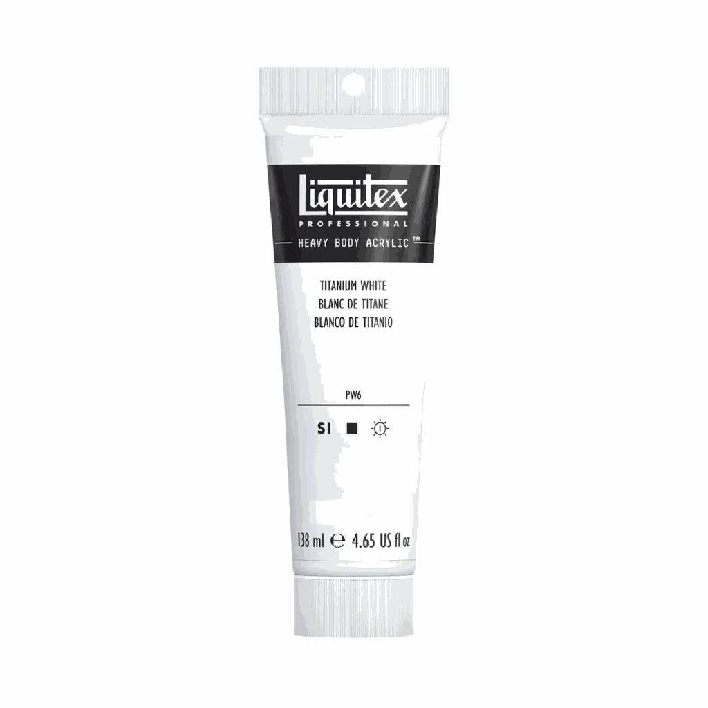 Liquitex Heavy Body Acrylic 4.65oz Tube Titanium White S1 **ND**
