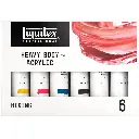 Liquitex Heavy Body Acrylic Set Mixing 6x59ml **ND**