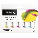 Liquitex Heavy Body Acrylic Set Vibrant 6x22ml **ND**