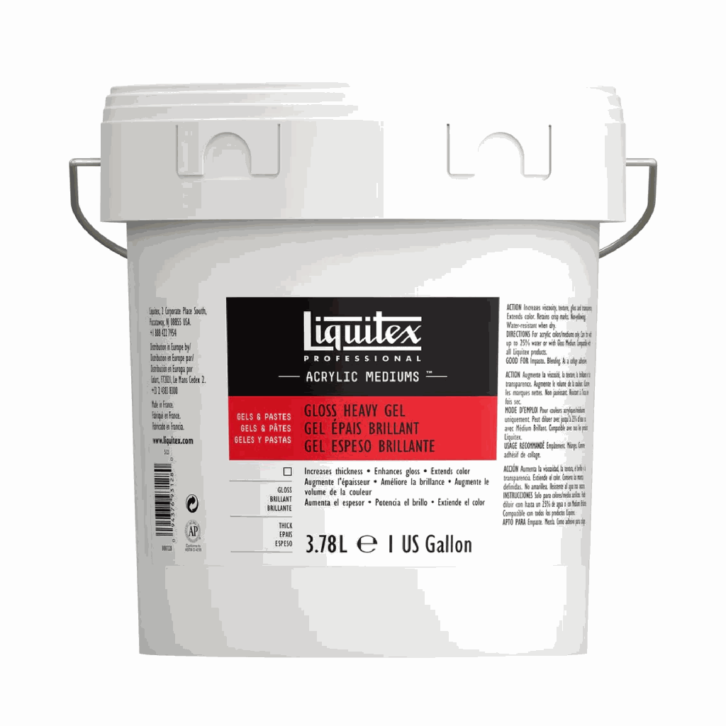 Liquitex Medium Gloss Heavy Gel 3.78 Litre Jar **ND**