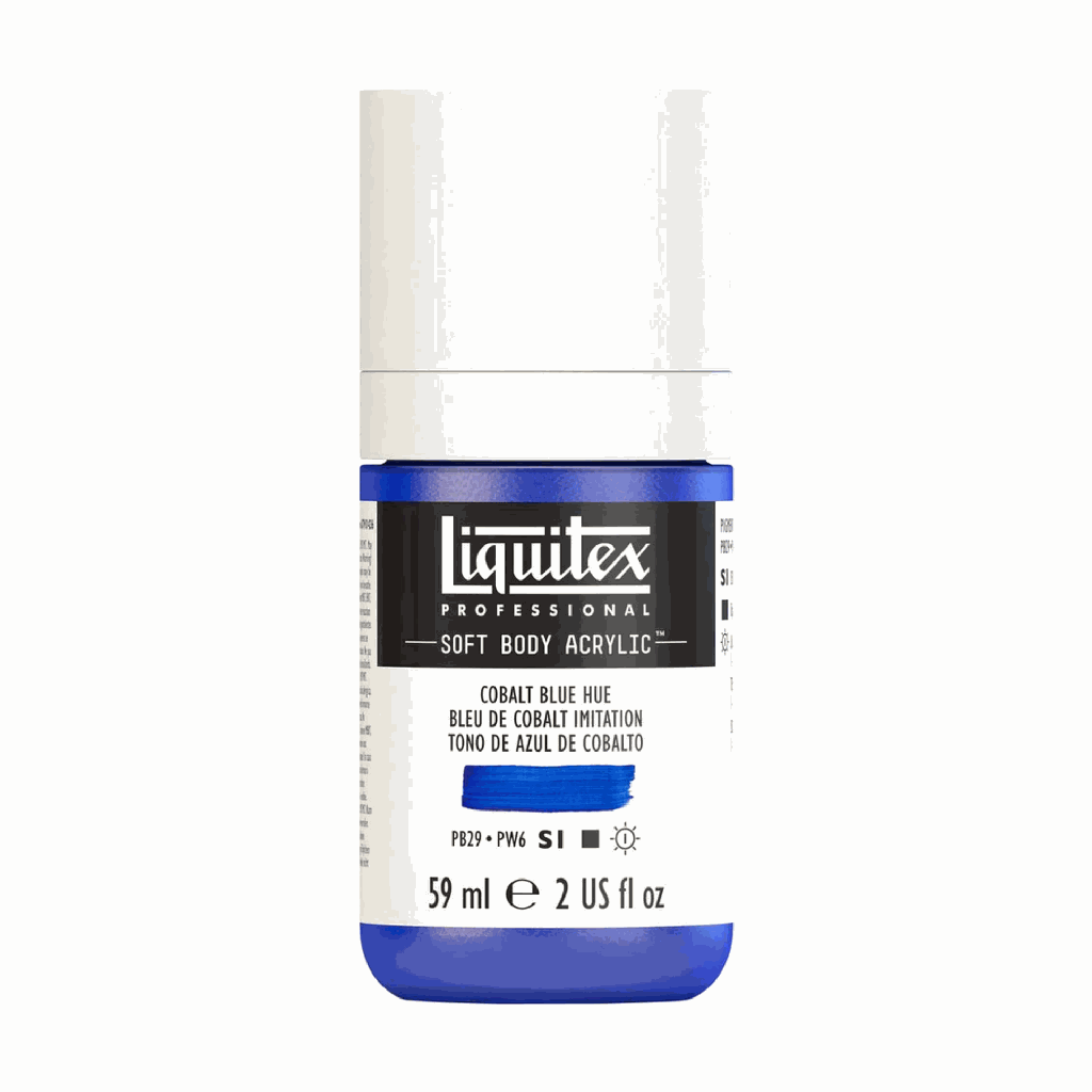 Liquitex Soft Body Acrylic 2oz. Jar Cobalt Blue Hue S1 **ND**