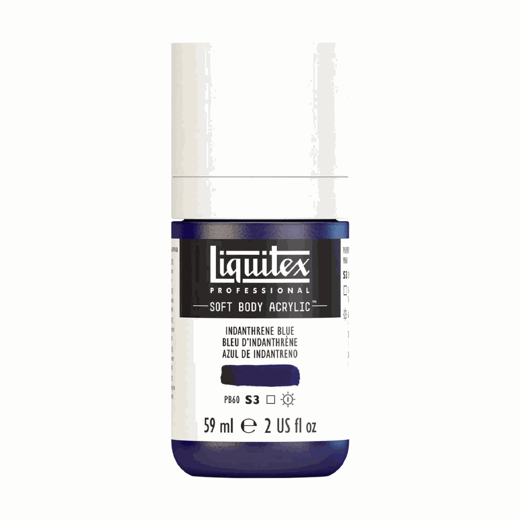 Liquitex Soft Body Acrylic 2oz. Jar Indanthrene Blue S3 **ND**