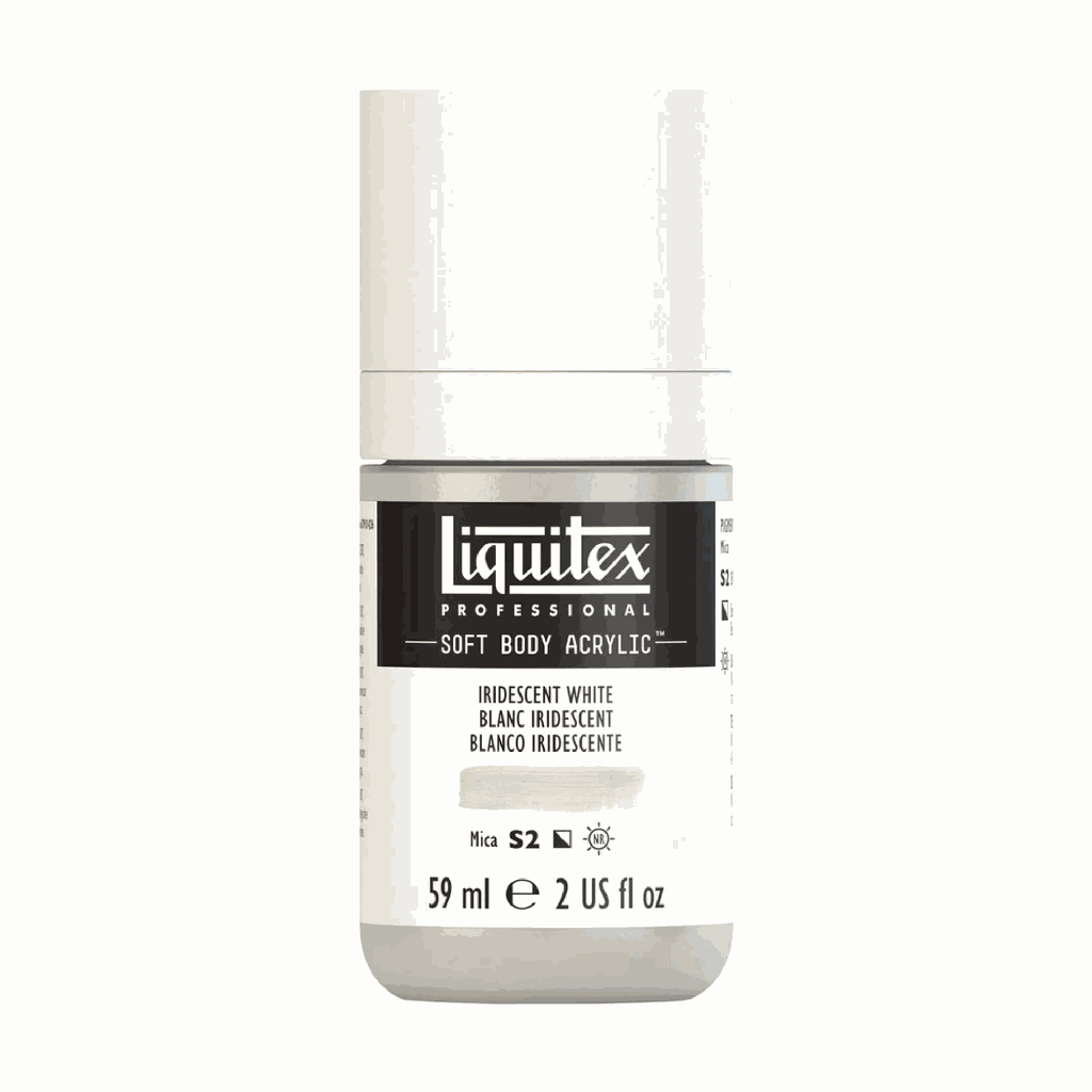 Liquitex Soft Body Acrylic 2oz. Jar Iridescent White S2 **ND**