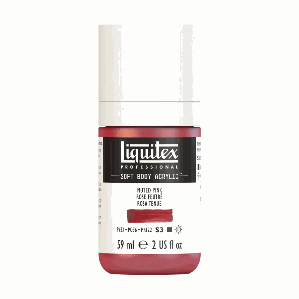 Liquitex Soft Body Acrylic 2oz. Jar Muted Pink S3 **ND**