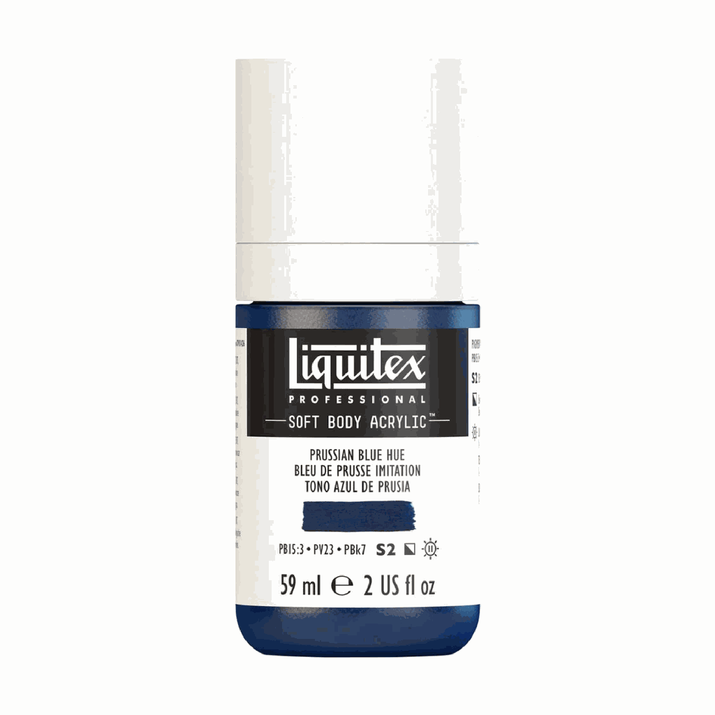 Liquitex Soft Body Acrylic 2oz. Jar Prussian Blue Hue S2 **ND**