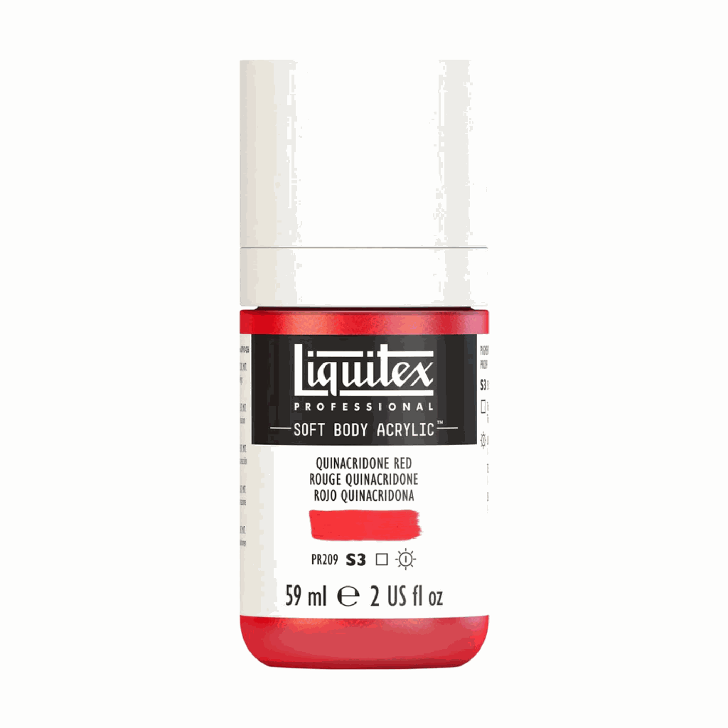 Liquitex Soft Body Acrylic 2oz. Jar Quinacridone Red S3 **ND**