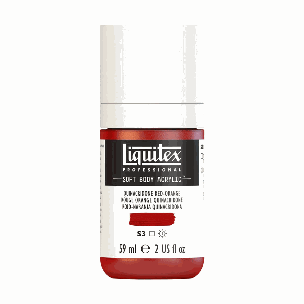 Liquitex Soft Body Acrylic 2oz. Jar Quinacridone Red-Orange S3 **ND**