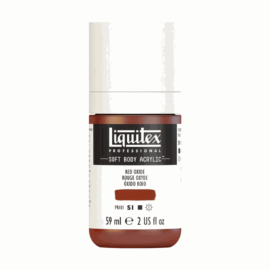 Liquitex Soft Body Acrylic 2oz. Jar Red Oxide S1 **ND**