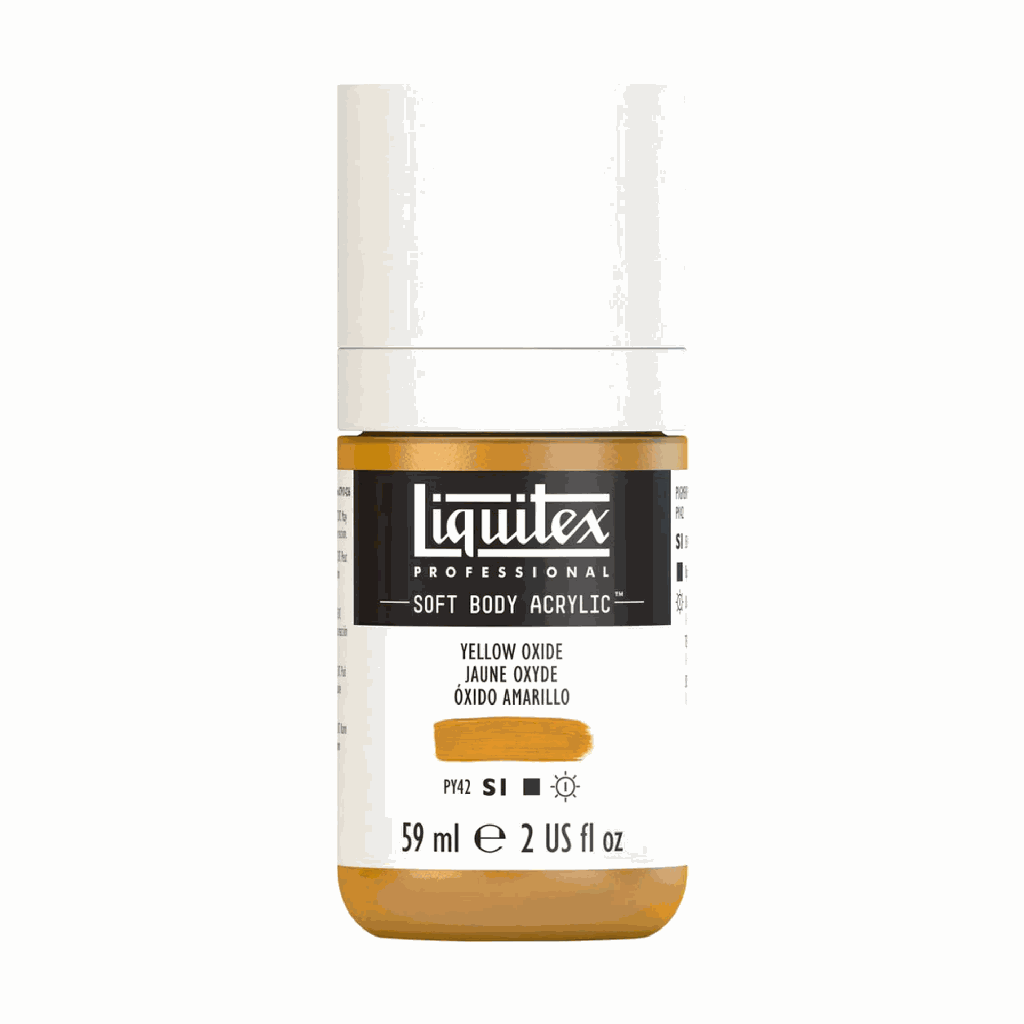 Liquitex Soft Body Acrylic 2oz. Jar Yellow Oxide S1 **ND**