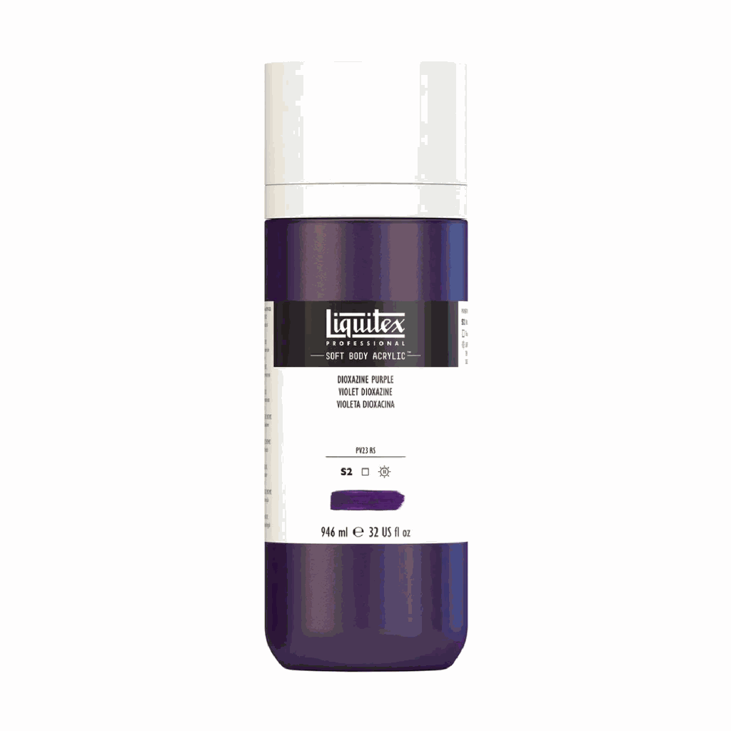 Liquitex Soft Body Acrylic 32oz. Jar Dioxazine Purple S2 **ND**
