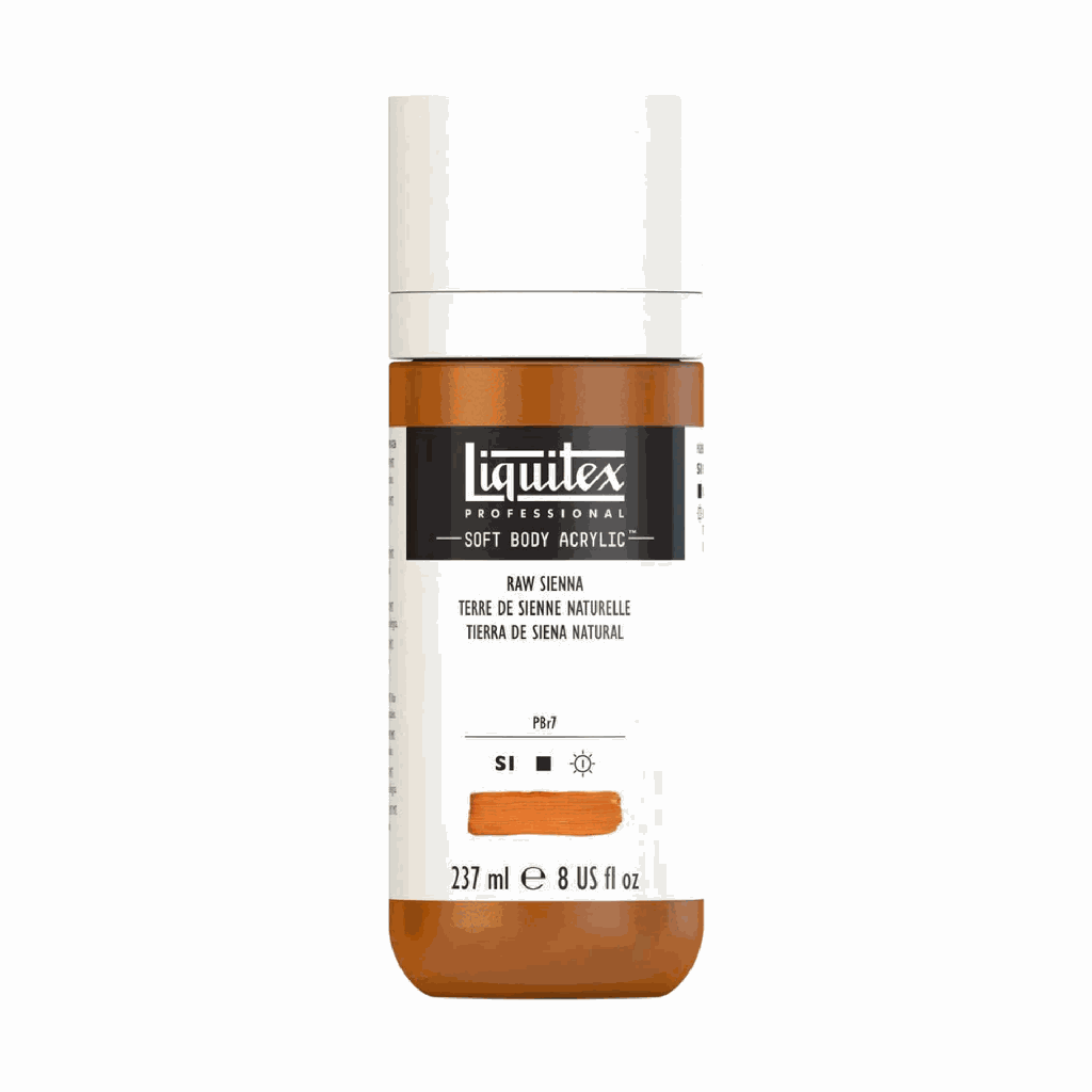 Liquitex Soft Body Acrylic 8oz. Jar Raw Sienna S1