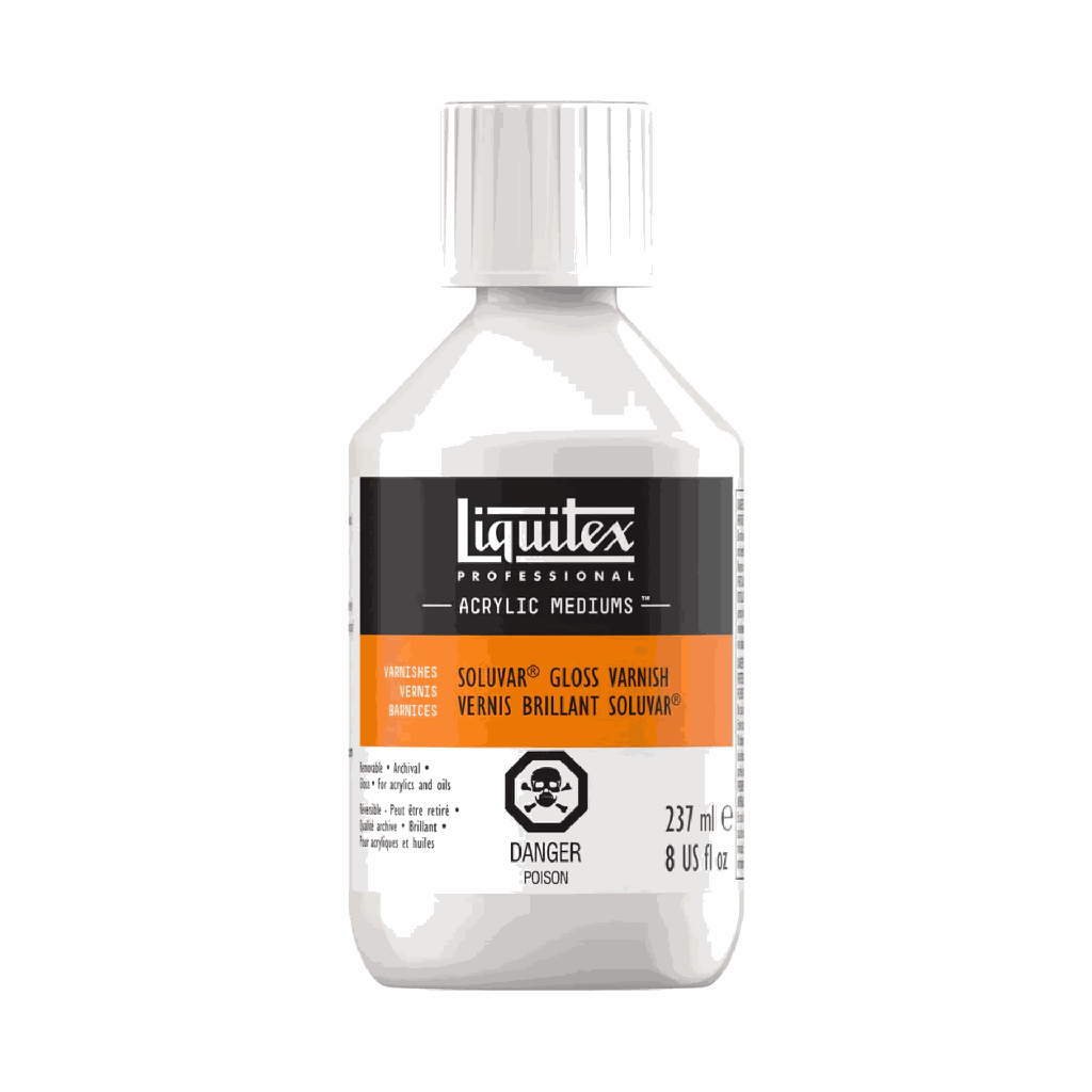 Liquitex Varnish Soluvar Gloss 237ml **ND**
