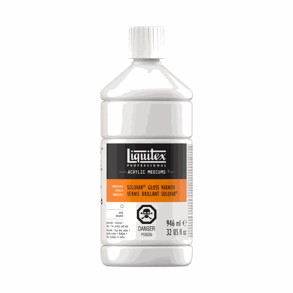 Liquitex Varnish Soluvar Gloss 946ml **ND**