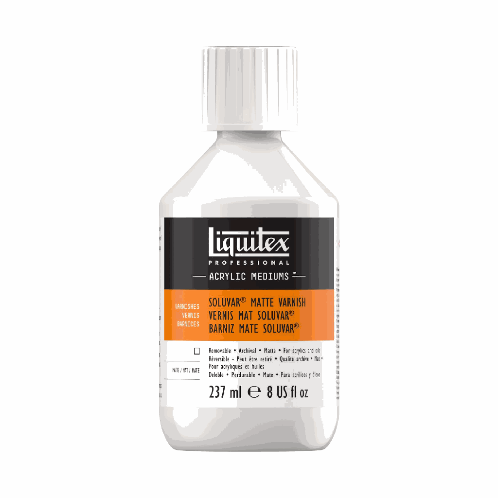 Liquitex Varnish Soluvar Matte 237ml **ND**