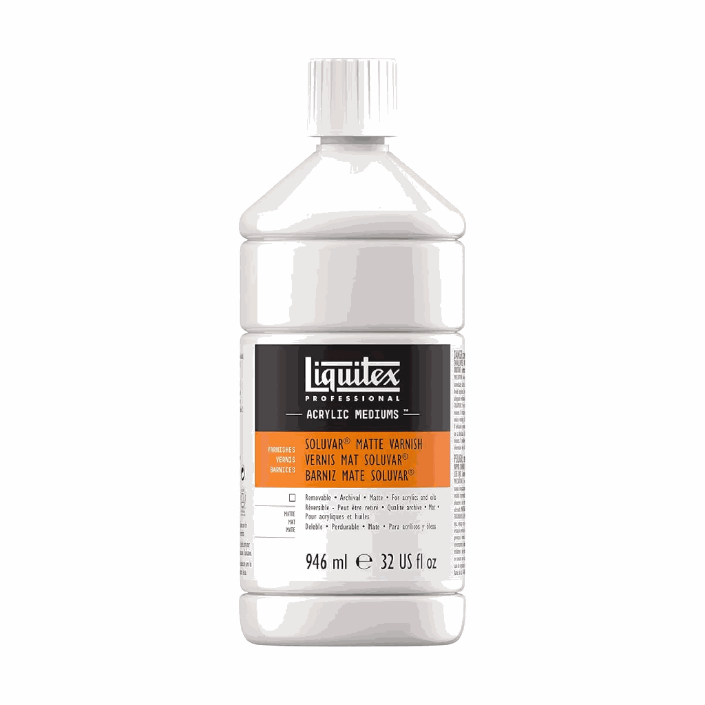 Liquitex Varnish Soluvar Matte 946ml **ND**