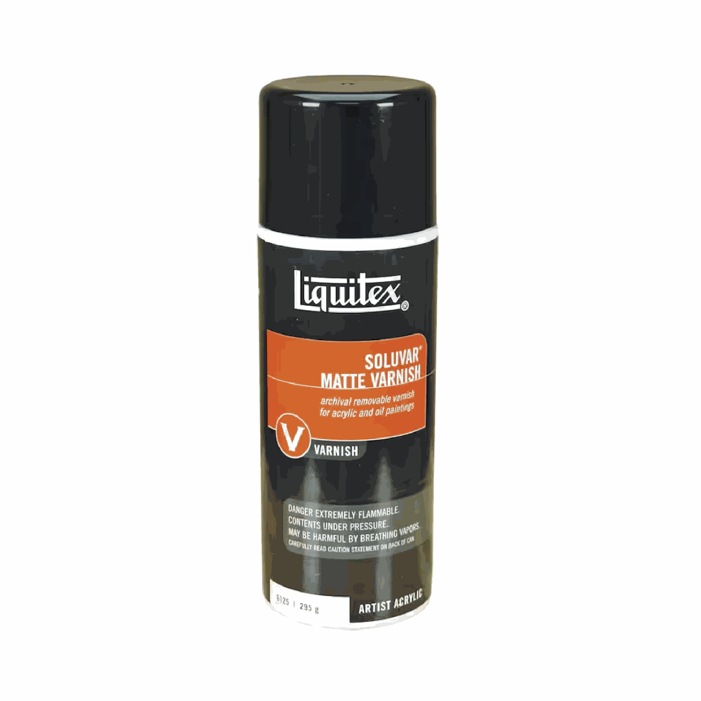 Liquitex Varnish Soluvar Matte Spray 295g **ND**