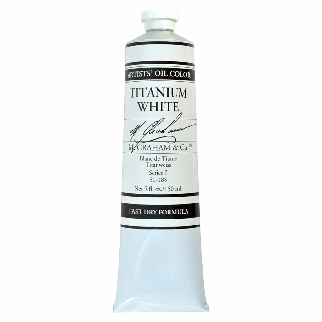 M. Graham 5 Oz. Titanium White Oil Rapid Drying **ND**
