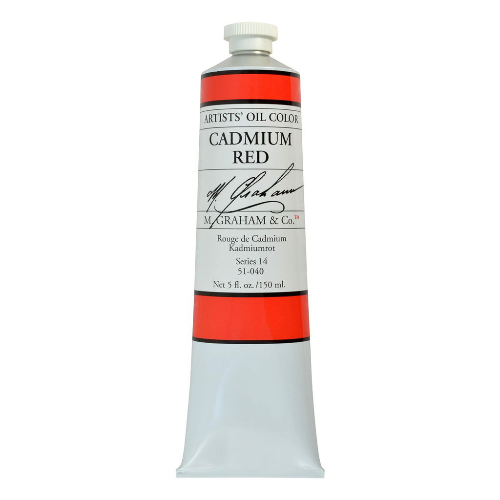 M.Graham 5 Oz. Cadmium Red Oil Color **ND**