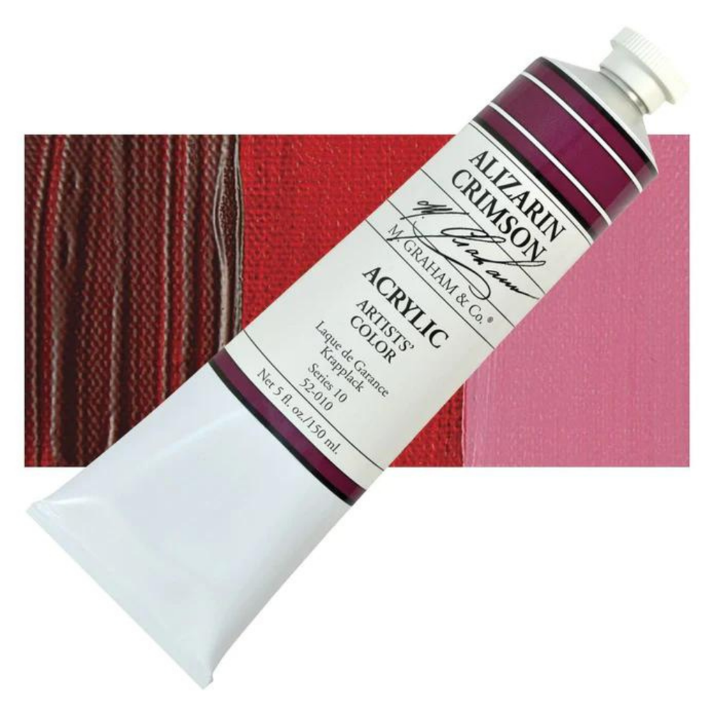 M.Graham Acrylics Alizarin Crimson 5oz S10 **ND**