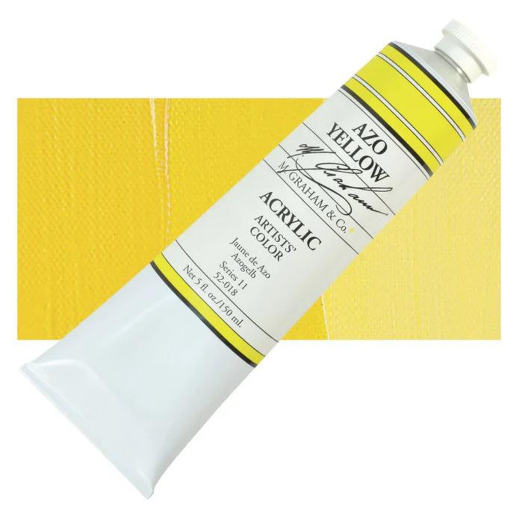 M.Graham Acrylics Azo Yellow 5oz S11 **ND**