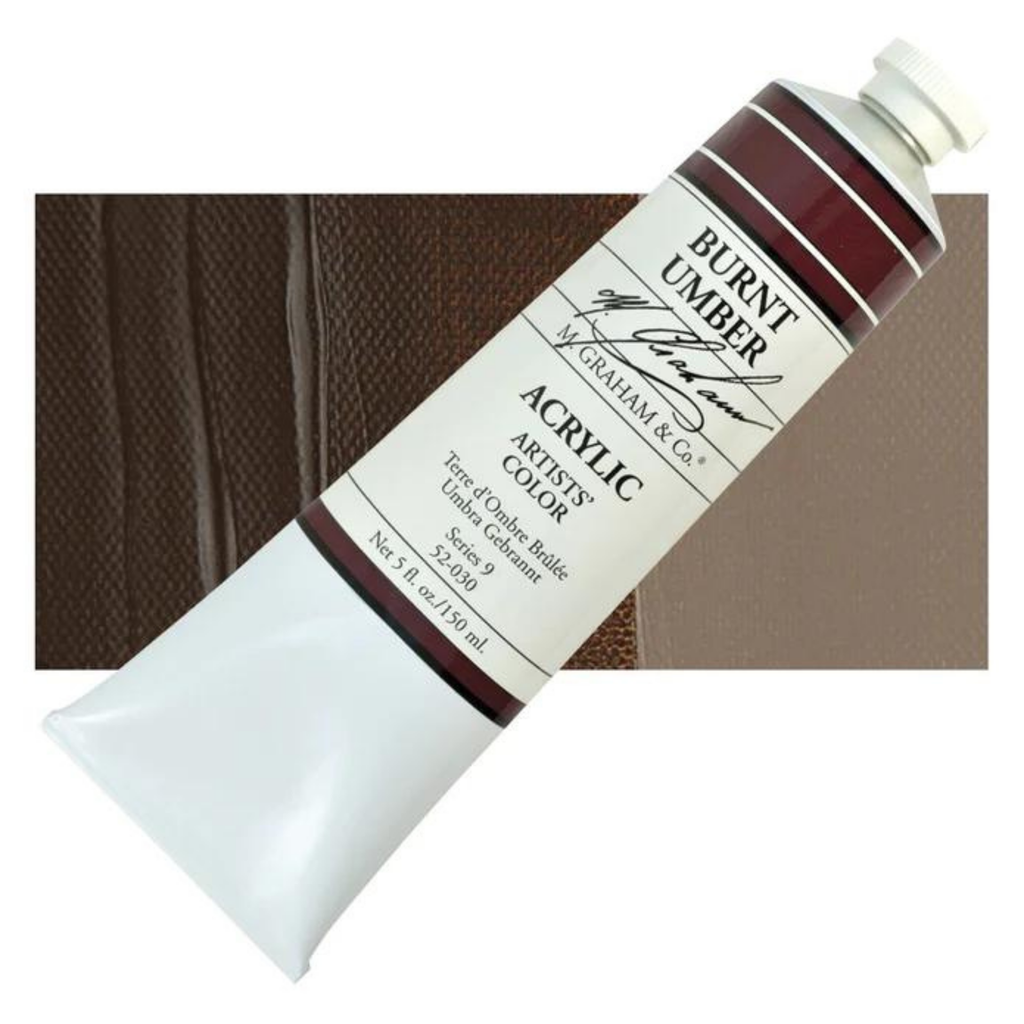 M.Graham Acrylics Burnt Umber 5oz S9 **ND**