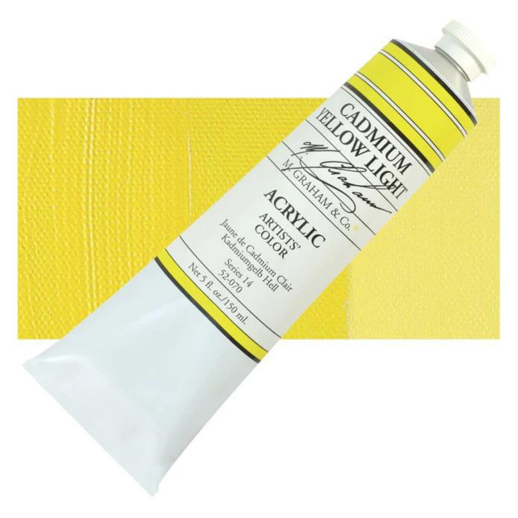 M.Graham Acrylics Cad Yellow Light 5oz S14 **ND**