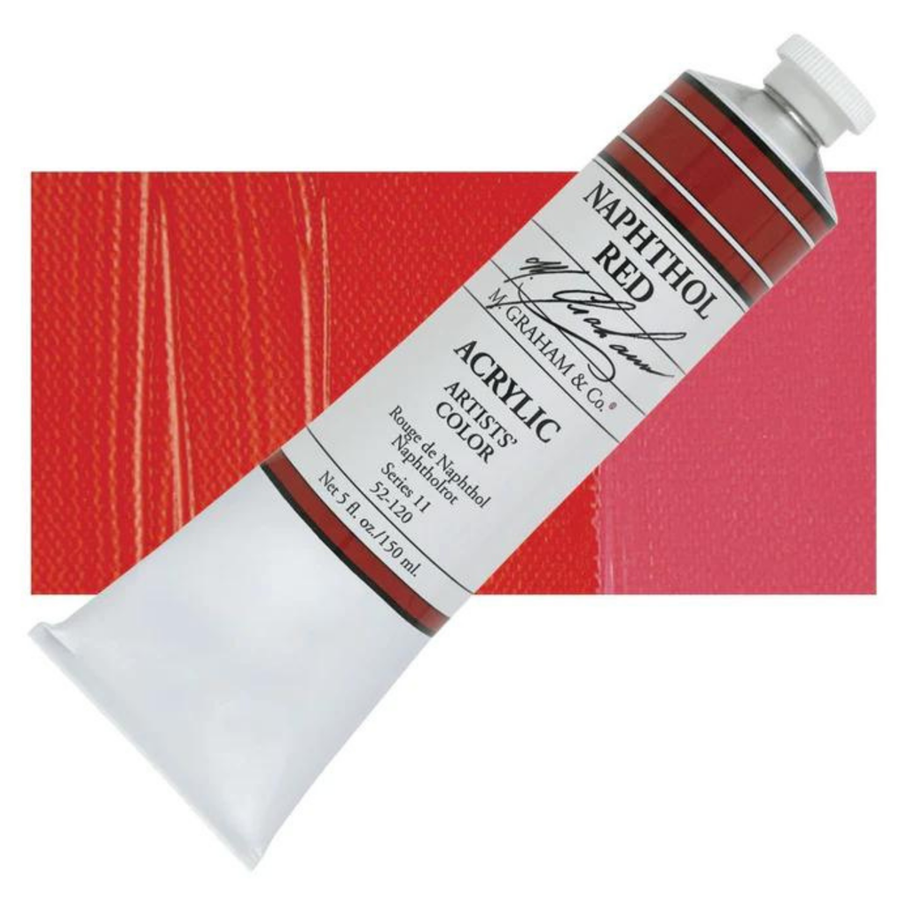 M.Graham Acrylics Naphthol Red 5oz S11 **ND**