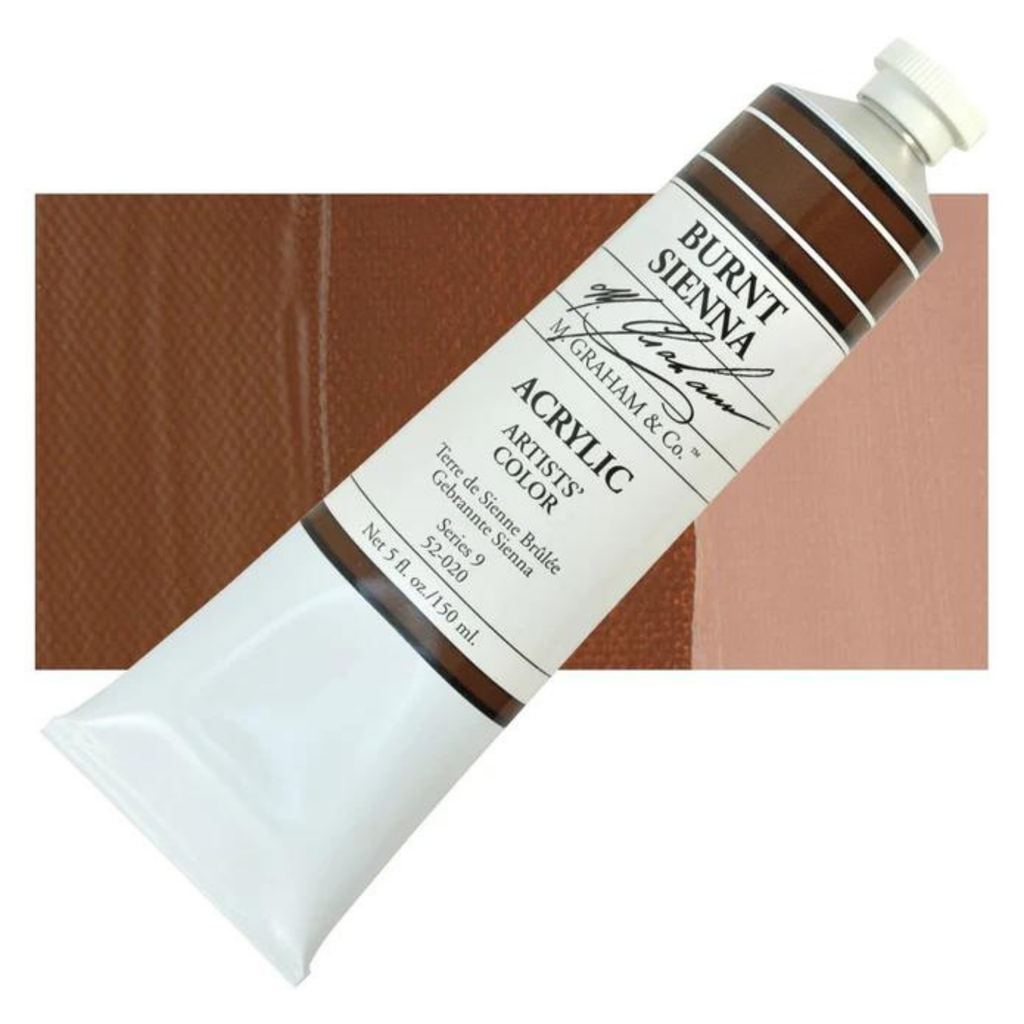 M.Graham Acrylics Raw Sienna 5oz S9 **ND**