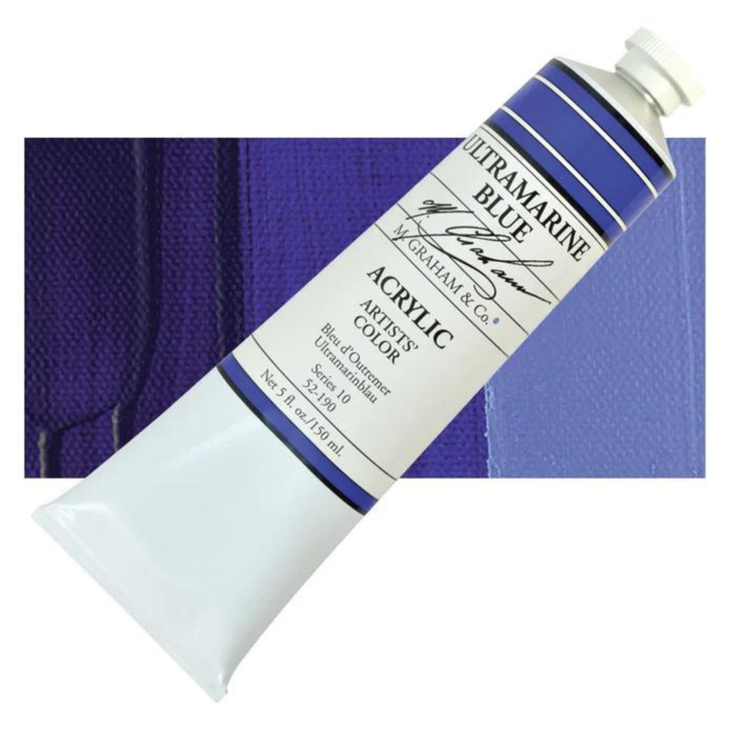 M.Graham Acrylics Ultramarine Blue 5oz S10 **ND**