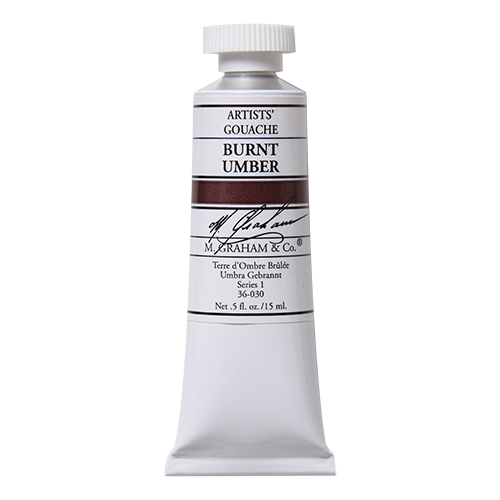 M.Graham Gouache 15ml Burnt Umber S1