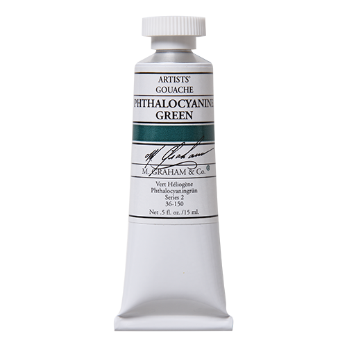 M.Graham Gouache 15ml Phthalocyanine Green S2